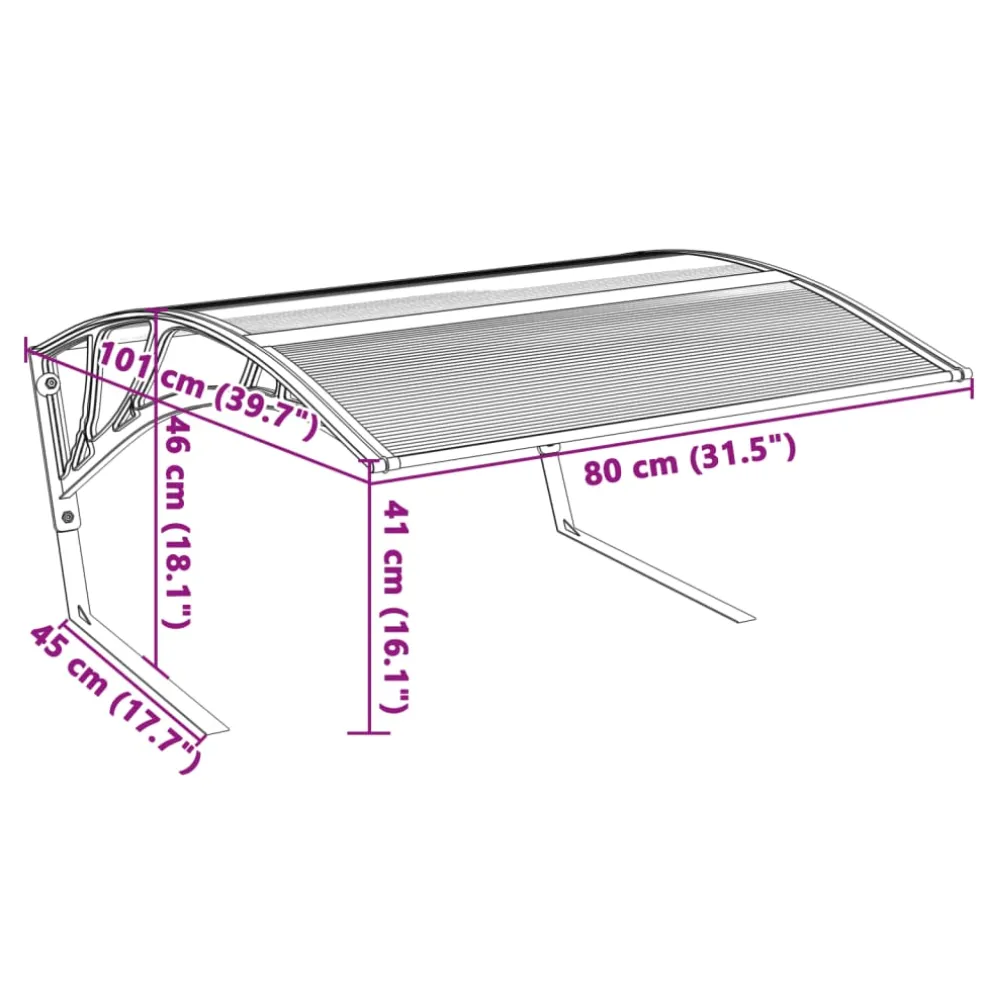 vidaXL Robotmaaiergarage Zwart 80x101x46 cm