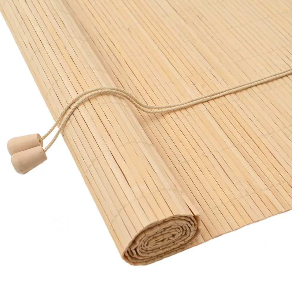vidaXL Rolgordijn Natuur 60 x 160 cm Bamboe