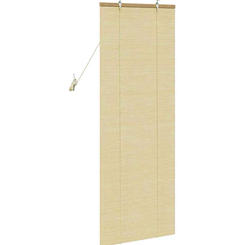 vidaXL Rolgordijn Natuur 60 x 160 cm Bamboe