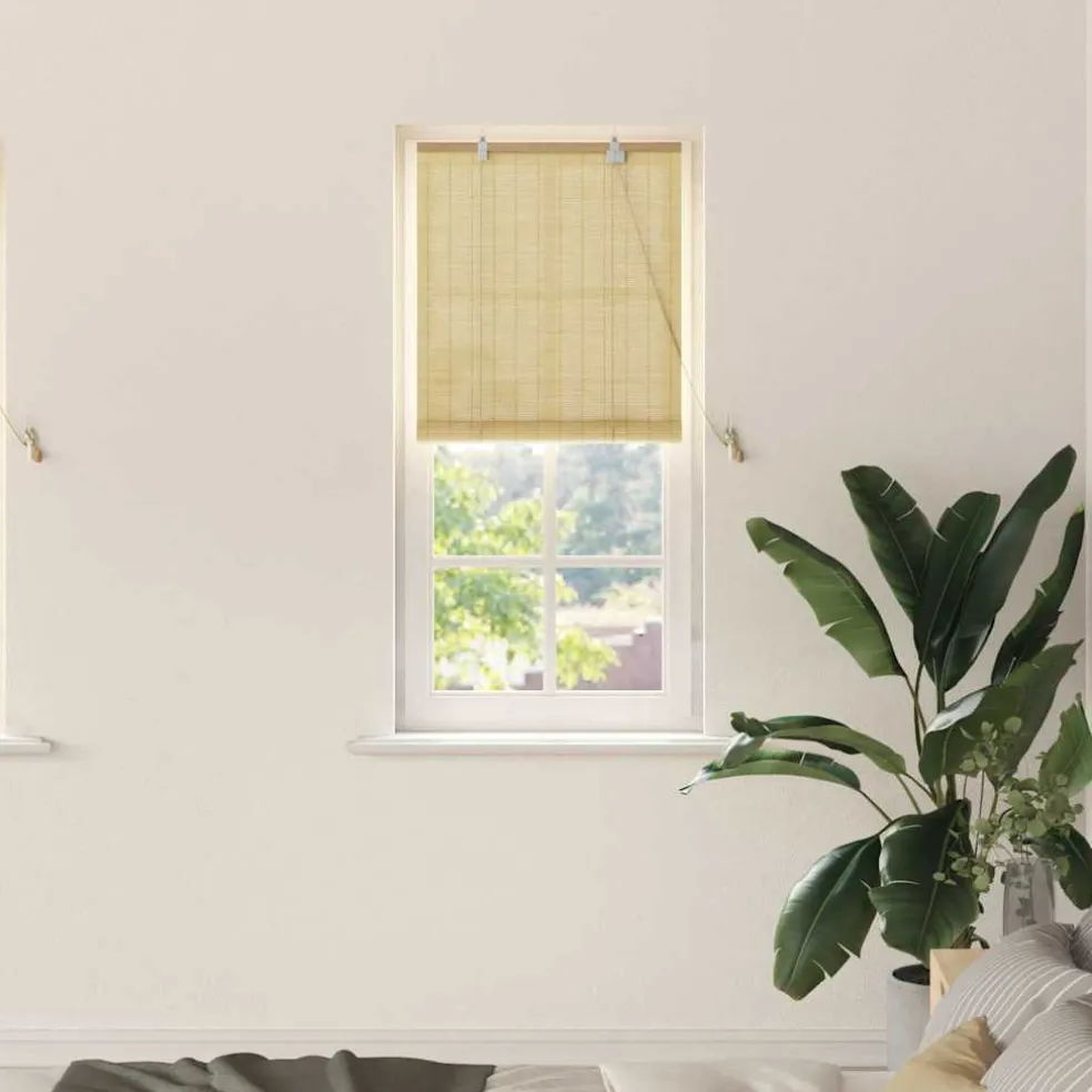 vidaXL Rolgordijn Natuur 60 x 160 cm Bamboe