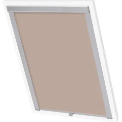 vidaXL Rolgordijn verduisterend beige FK06 GGL en GGU