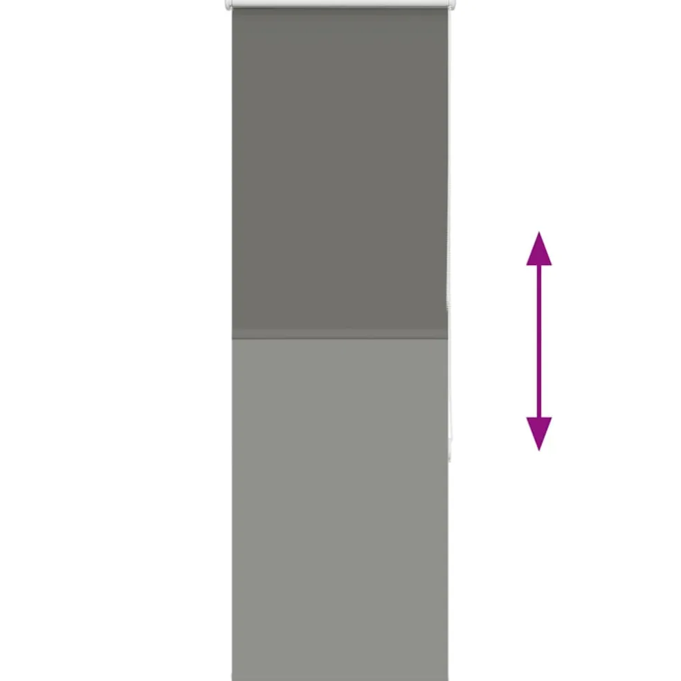 vidaXL Rolgordijn verduisterend 40x130cm stofbreedte 35,7 cm polyester