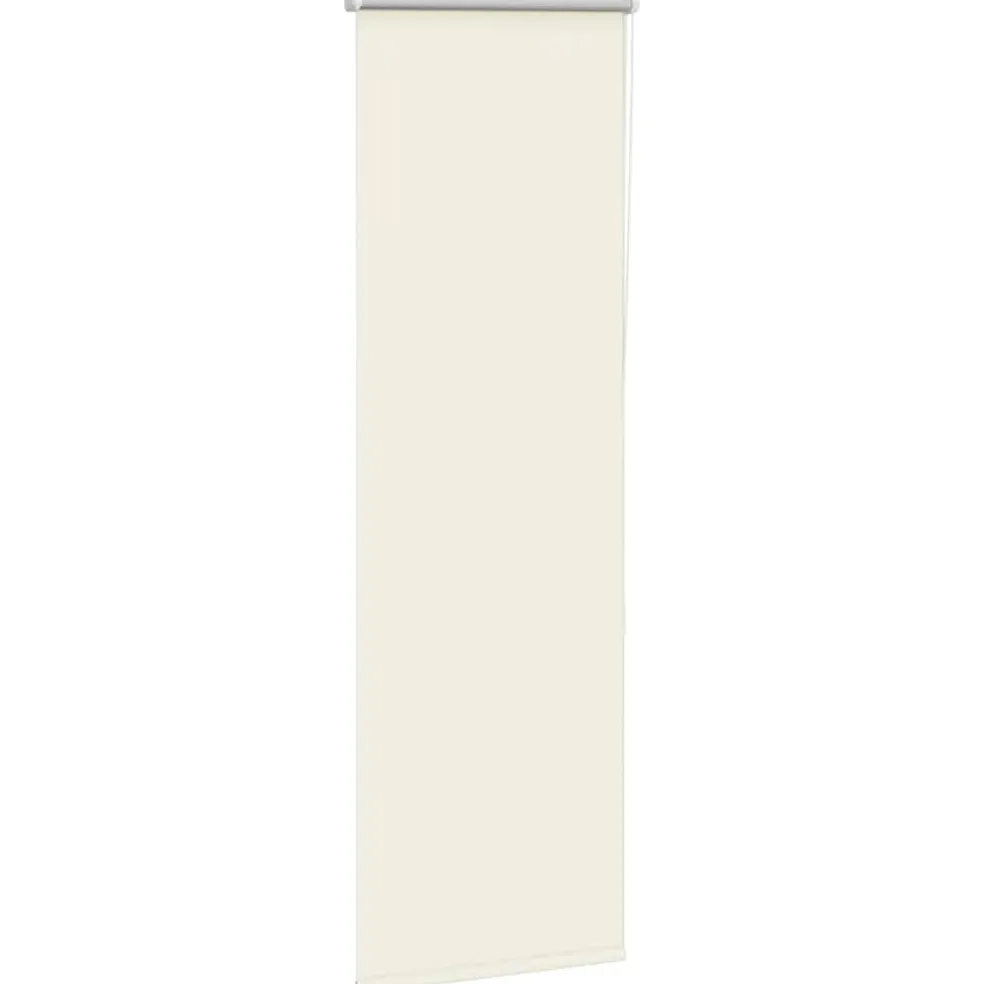 vidaXL Rolgordijn verduisterend 40x130 cm stofbreedte gebroken wit