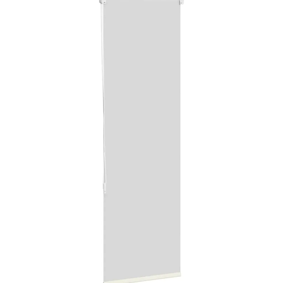 vidaXL Rolgordijn verduisterend 40x130 cm stofbreedte gebroken wit