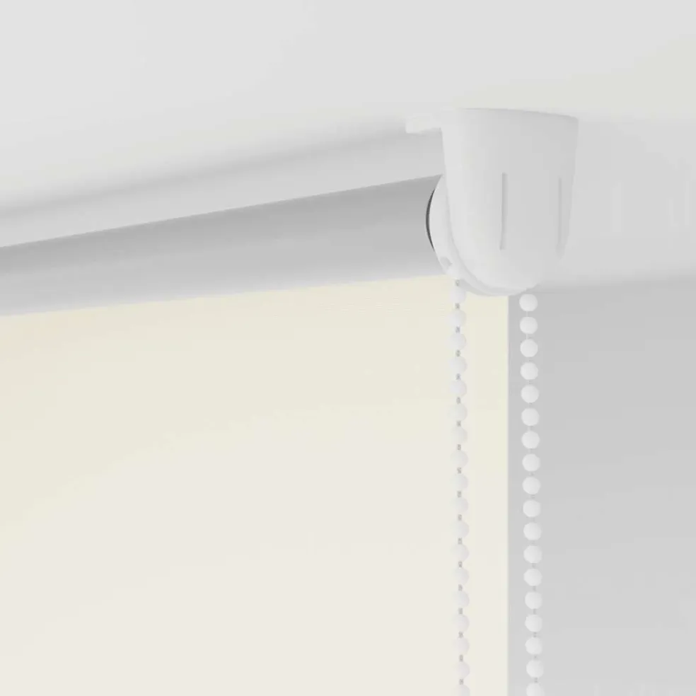 vidaXL Rolgordijn verduisterend 40x130 cm stofbreedte gebroken wit