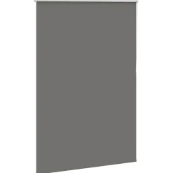 vidaXL Rolgordijn verduisterend 105x130 cm stofbreedte 100,7 cm grijs