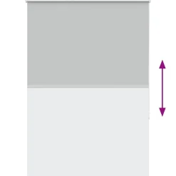 vidaXL Rolgordijn verduisterend 105x130 cm stofbreedte 100,7 cm