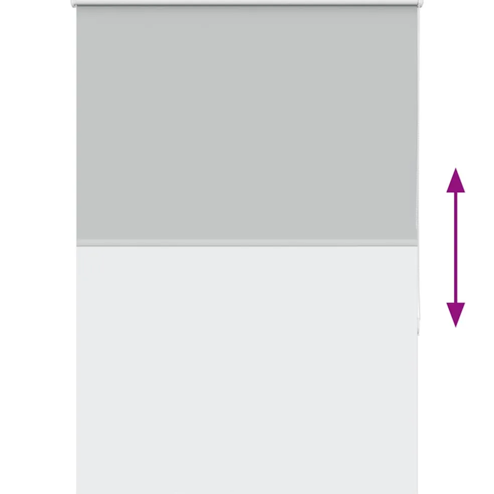vidaXL Rolgordijn verduisterend 105x130 cm stofbreedte 100,7 cm