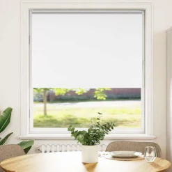 vidaXL Rolgordijn verduisterend 105x130 cm stofbreedte 100,7 cm wit