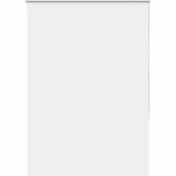 vidaXL Rolgordijn verduisterend 105x130 cm stofbreedte 100,7 cm wit