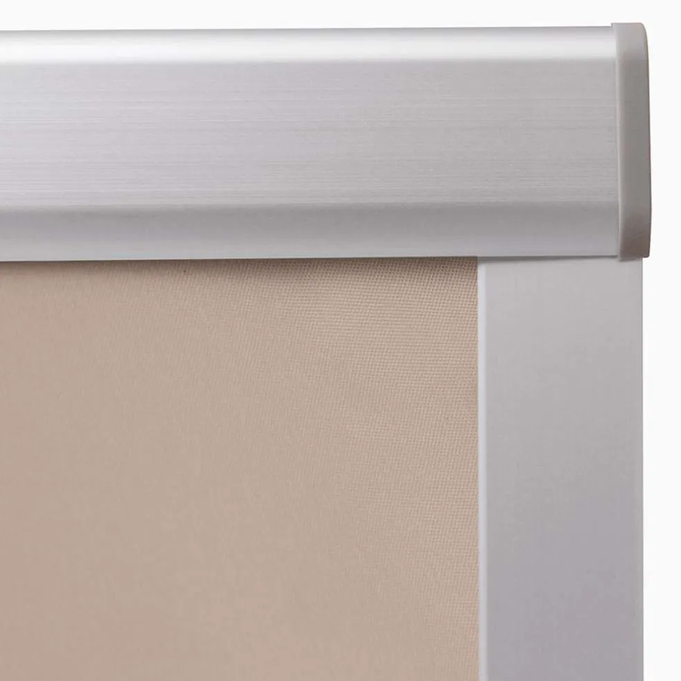 vidaXL Rolgordijn verduisterend beige CK04 GGL en GGU