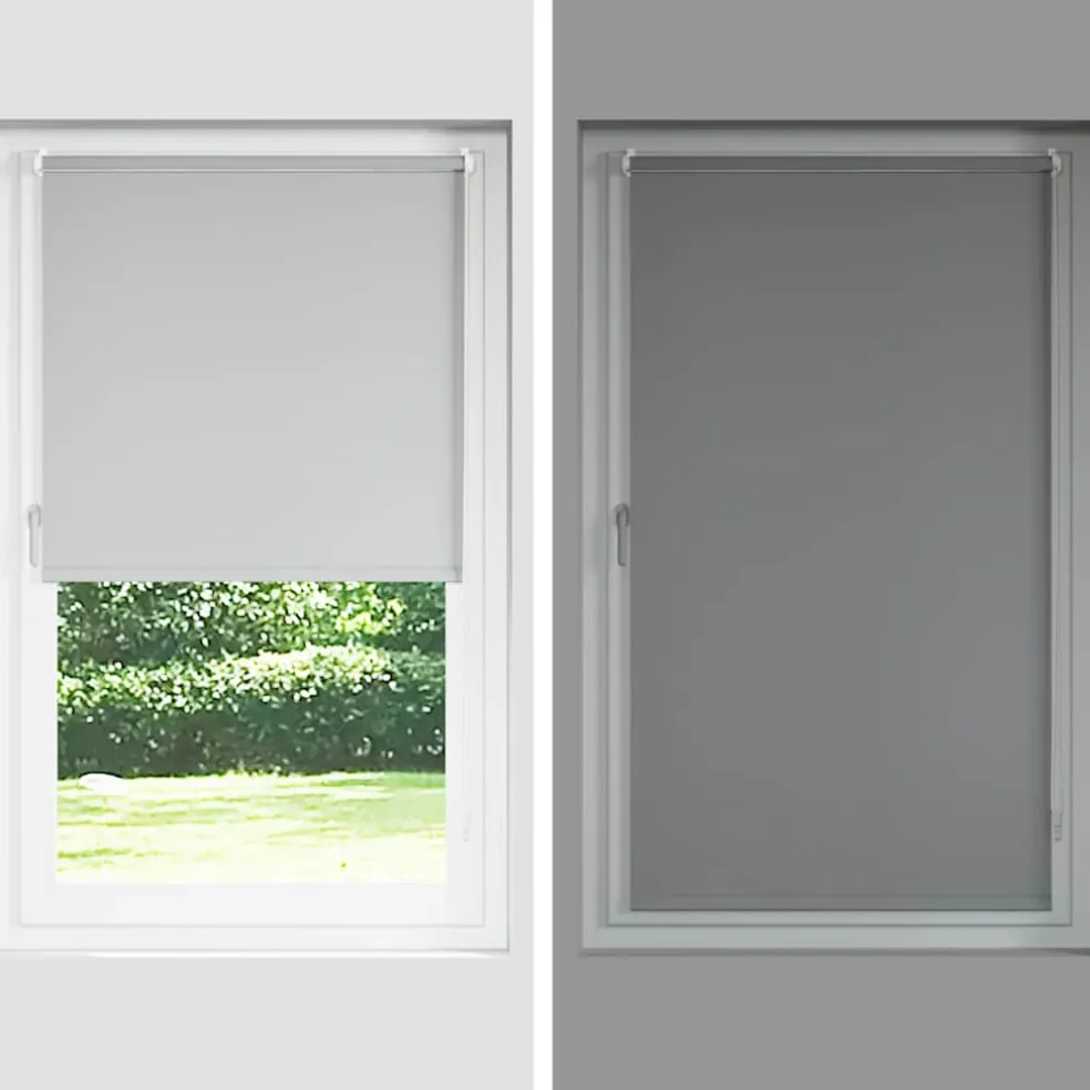 vidaXL Rolgordijn verduisterend 40x130cm stofbreedte 35,7 cm polyester