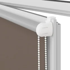 vidaXL Rolgordijn verduisterend koffie 40x130 cm stofbreedte 35,7 cm