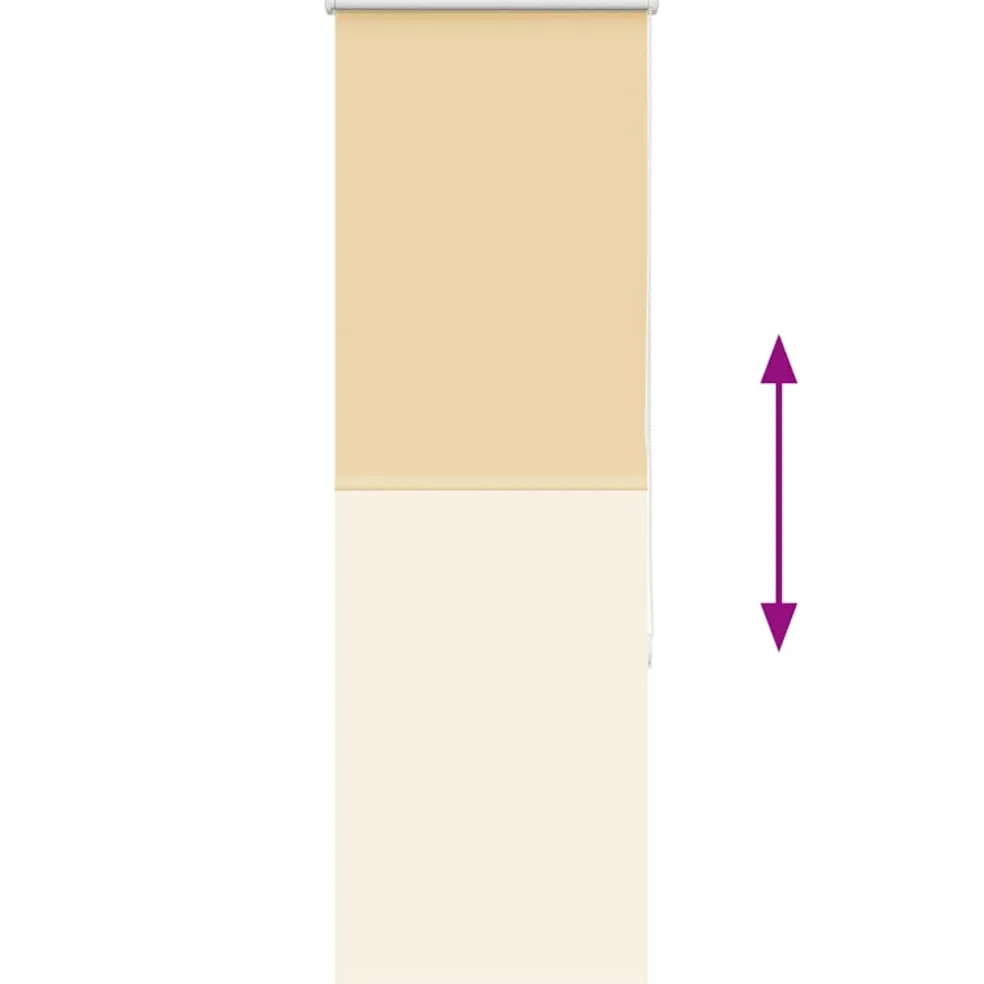 vidaXL Rolgordijn verduisterend 40x130cm stofbreedte 35,7 cm polyester