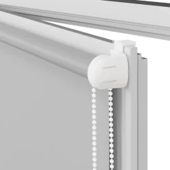 vidaXL Rolgordijn verduisterend 84,4 x 175 cm stofbreedte 80 cm grijs