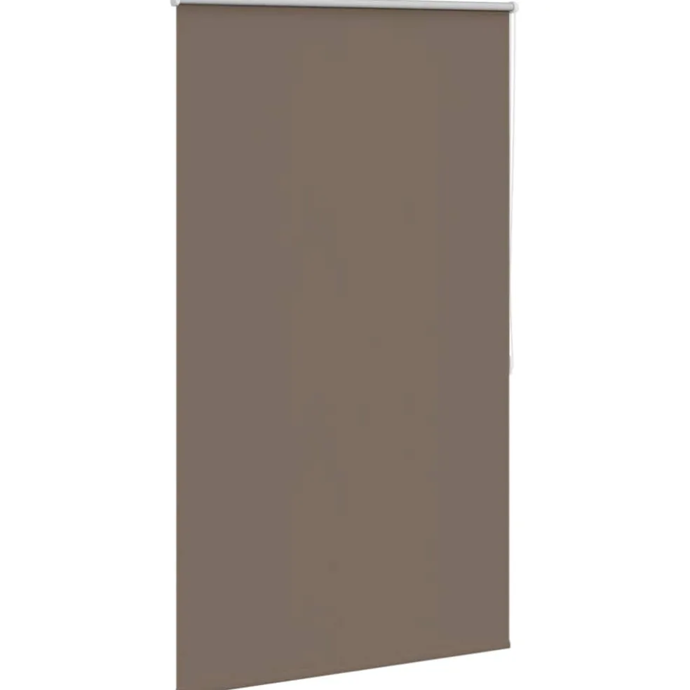 vidaXL Rolgordijn verduisterend 84,4 x 175 cm stofbreedte 80 cm koffiebruin