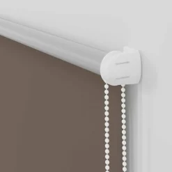 vidaXL Rolgordijn verduisterend 84,4 x 175 cm stofbreedte 80 cm koffiebruin