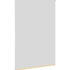 vidaXL Rolgordijn verduisterend 105x130 cm stofbreedte 100,7 cm beige