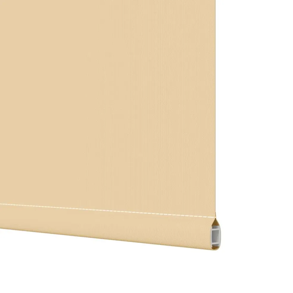 vidaXL Rolgordijn verduisterend 105x130 cm stofbreedte 100,7 cm beige