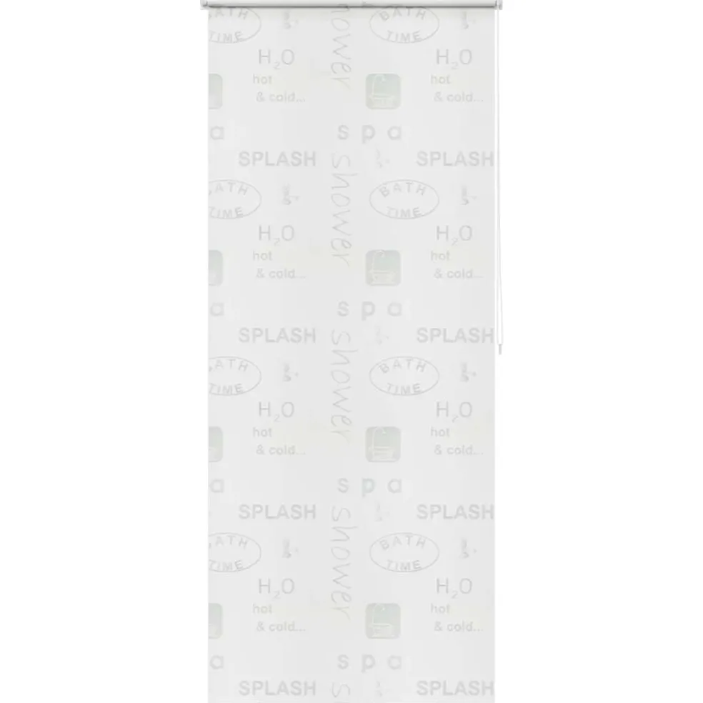 vidaXL Rolgordijn voor douche 80x240 cm splash