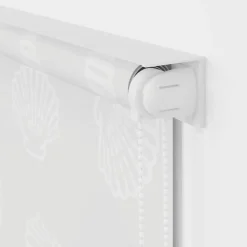 vidaXL Rolgordijn voor douche 80x240 cm zeester