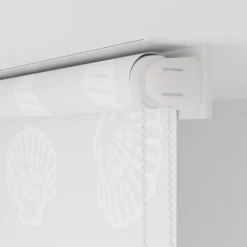 vidaXL Rolgordijn voor douche 80x240 cm zeester
