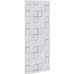 vidaXL Rolgordijn voor douche 80x240 cm wit