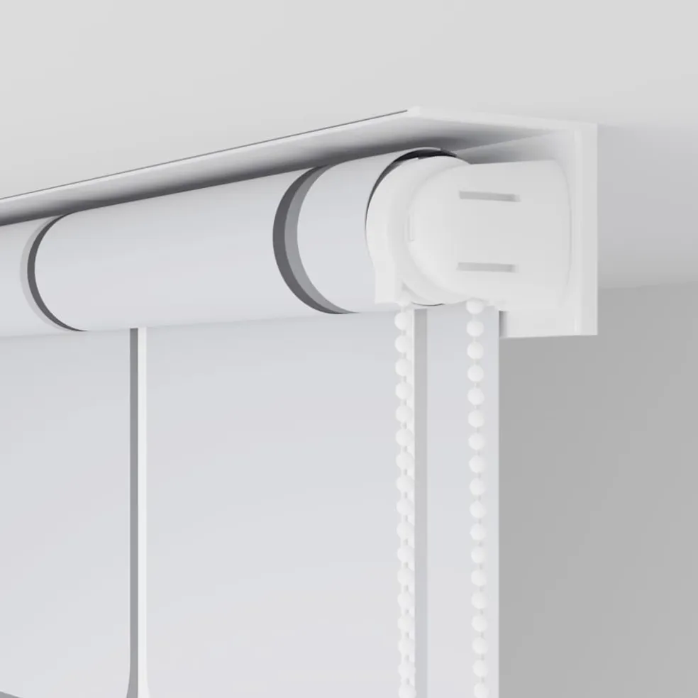 vidaXL Rolgordijn voor douche 80x240 cm wit