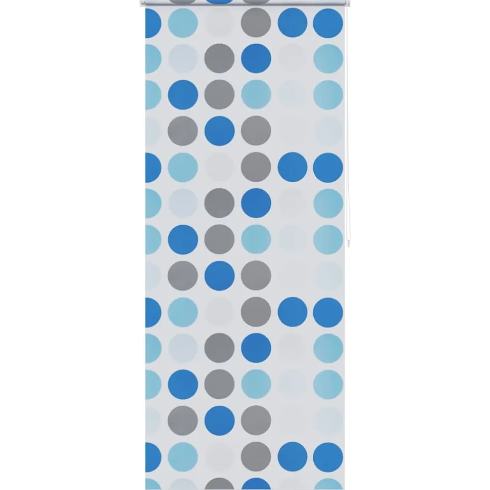 vidaXL Rolgordijn voor douche 80x240 cm cirkel