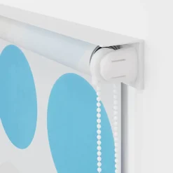 vidaXL Rolgordijn voor douche 80x240 cm cirkel