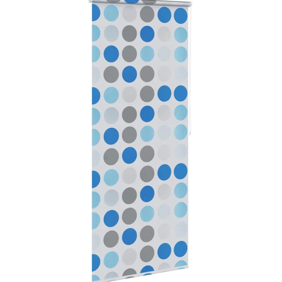 vidaXL Rolgordijn voor douche 80x240 cm cirkel