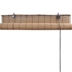 vidaXL Rolgordijn 80x160 cm bamboe bruin