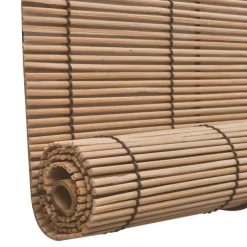 vidaXL Rolgordijn 80x160 cm bamboe bruin