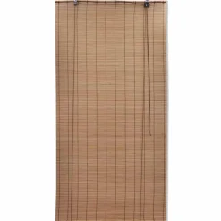 vidaXL Rolgordijn 80x160 cm bamboe bruin