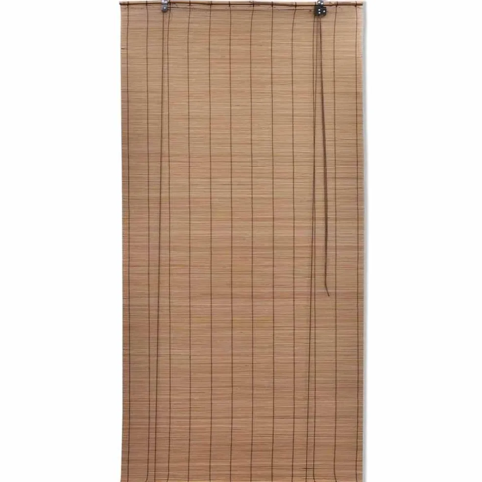 vidaXL Rolgordijn 80x160 cm bamboe bruin