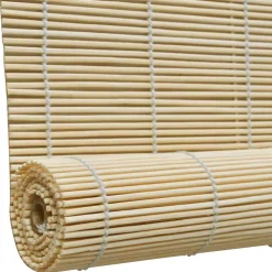 vidaXL Rolgordijn 80x160 cm bamboe natuurlijk