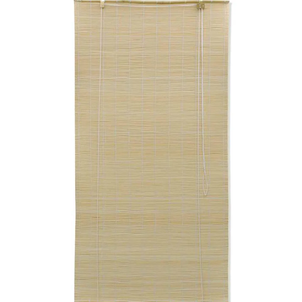 vidaXL Rolgordijn 80x160 cm bamboe natuurlijk