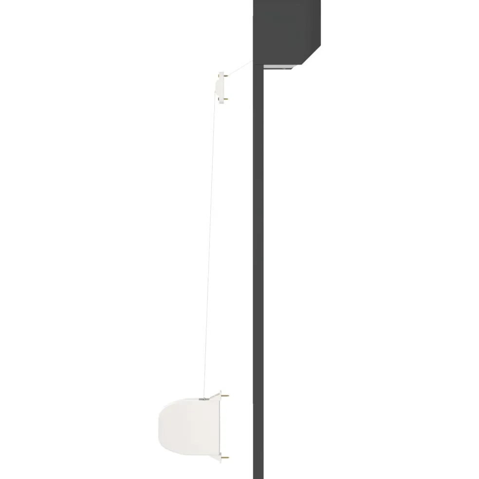 vidaXL Roljaloezie Antraciet 70 x 100 cm Aluminium en Polyurethaan