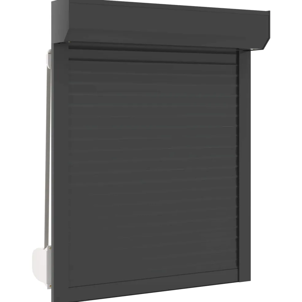vidaXL Roljaloezie Antraciet 70 x 100 cm Aluminium en Polyurethaan