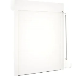 vidaXL Roljaloezie Wit 70 x 100 cm Aluminium en Polyurethaan