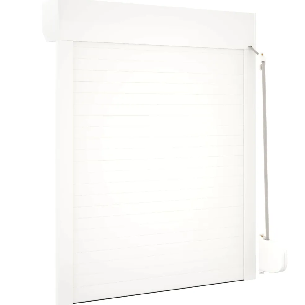 vidaXL Roljaloezie Wit 70 x 100 cm Aluminium en Polyurethaan