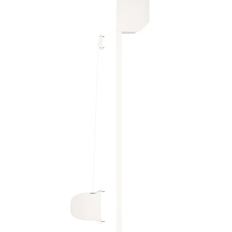 vidaXL Roljaloezie Wit 70 x 100 cm Aluminium en Polyurethaan