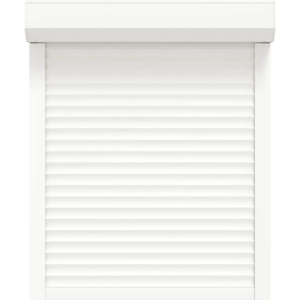 vidaXL Roljaloezie Wit 70 x 100 cm Aluminium en Polyurethaan
