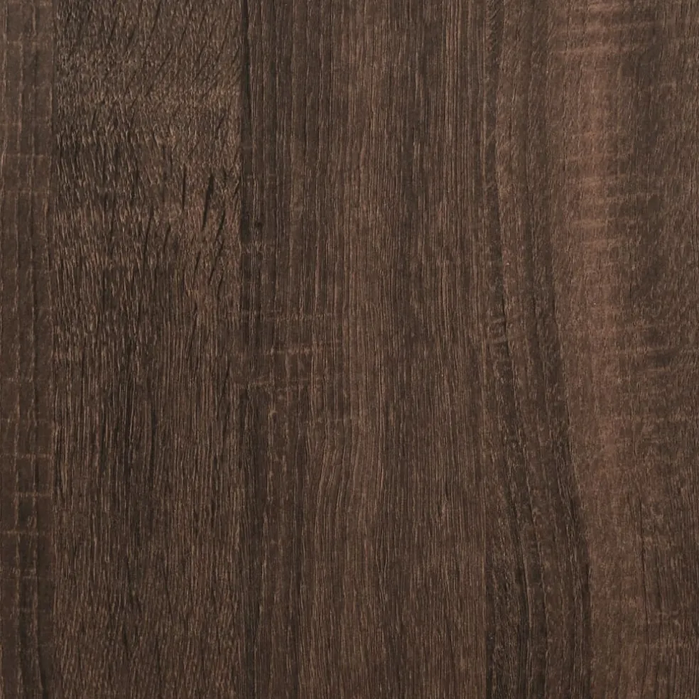 vidaXL Rolkast 60x48x81 cm bewerkt hout bruin eikenkleur