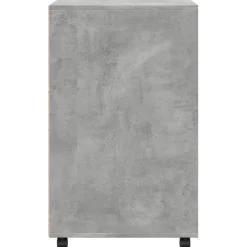 vidaXL Rolkast 60x48x81 cm bewerkt hout betongrijs