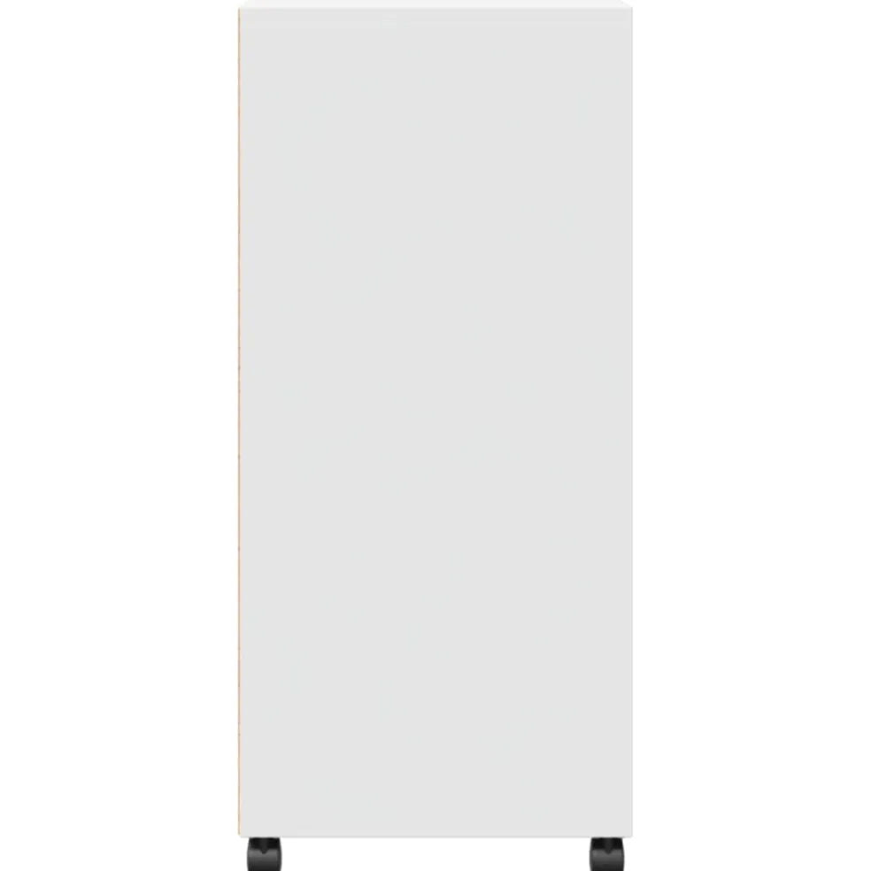vidaXL Rolkast 55x40x91 cm bewerkt hout wit