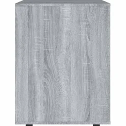 vidaXL Rolkast 60x53x72 cm bewerkt hout grijs sonoma eiken