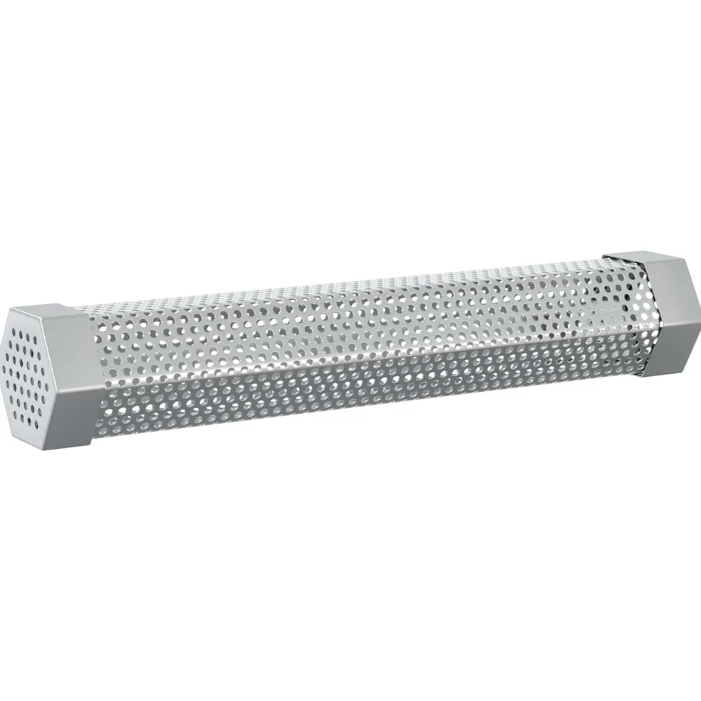 vidaxl Rookbuis 2 st 5 x 5 x 30 cm Roestvrij staal 304 zilver