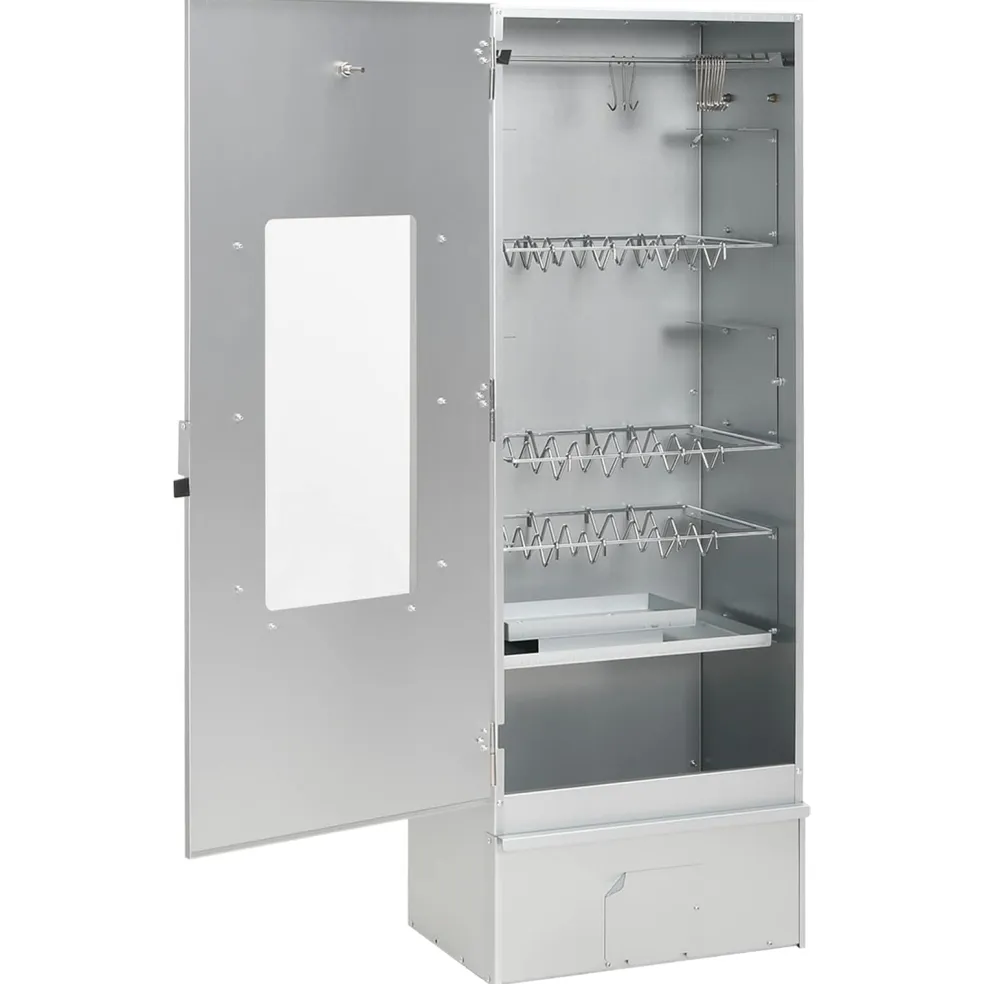 vidaXL Rookoven 3 st 44,5 x 29 x 110 cm Gegalvaniseerd staal