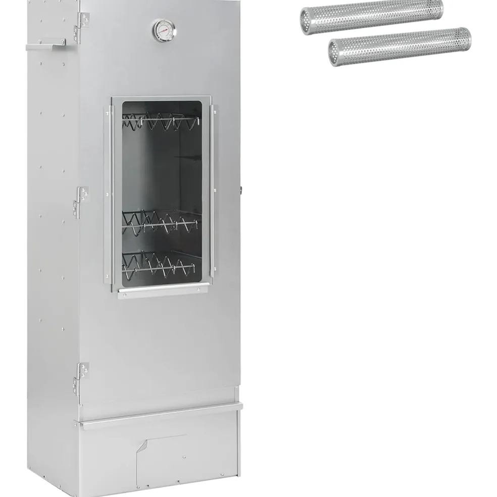 vidaXL Rookoven 3 st 44,5 x 29 x 110 cm Gegalvaniseerd staal